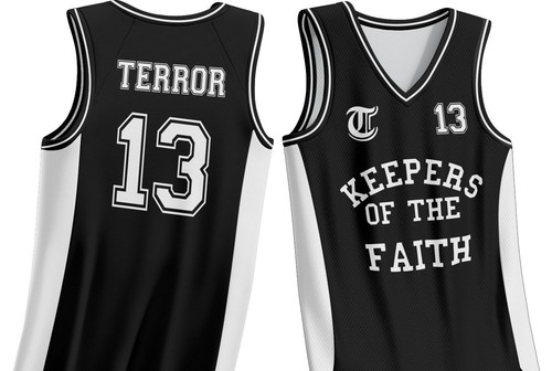 Maglia basket terror - terror, band