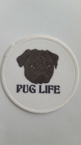 Pug life dog - pug, patch