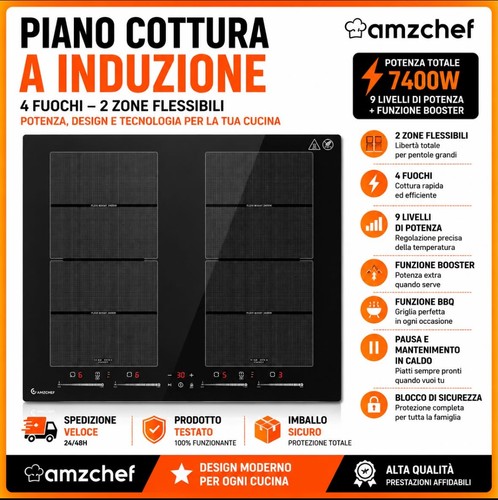 Amzchef piano cottura - cottura, a