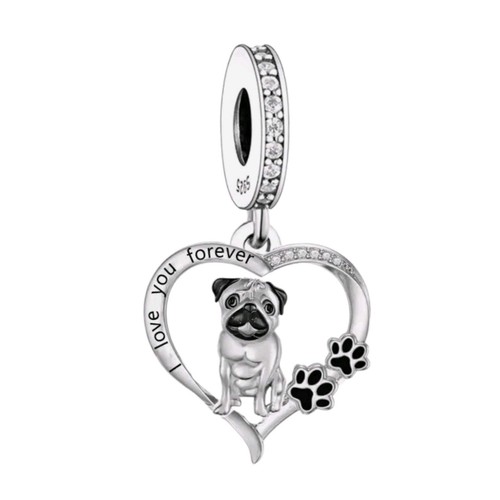 Charm argento 925 - in, cuore